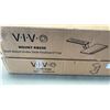 Image 2 : VIVO UNDER DESK MOUNT KEYBOARD TRAY AND PC CART W/ STORAGE
