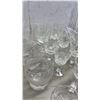 Image 9 : LOT OF CRYSTAL AND CLEAR GLASS SERVING PIECES