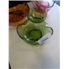 Image 8 : 2 ART GLASS NACHO BOWL SETS AND SALAD BOWL