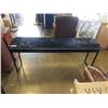 Image 1 : 2 DRAWER GLASSTOP SOFA TABLE 71" LONG