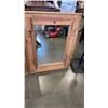 Image 2 : 2 RUSTIC FRAMED MIRRORS 31" X 40"