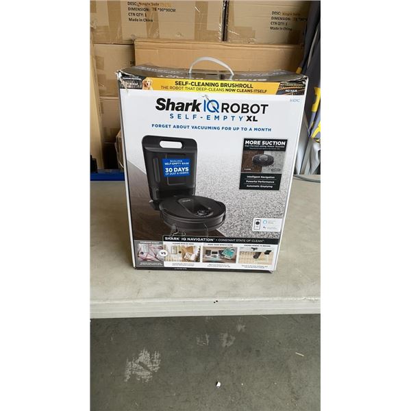 SHARK IQ XL SELF EMPTY ROBOT VACUUM TESTED AND WORKING, RETAIL $599