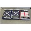 Image 1 : 3 NEW FLAG SINGLE SIZE FLEECE BLANKETS