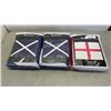 Image 1 : 3 NEW FLAG SINGLE SIZE FLEECE BLANKETS