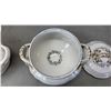 Image 9 : 2 PORCELAIN SOUP TUREENS INCLUDING SPOT AND WREATH