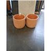 Image 1 : 2 LARGE TERRA COTTA PLANTERS