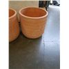 Image 2 : 2 LARGE TERRA COTTA PLANTERS