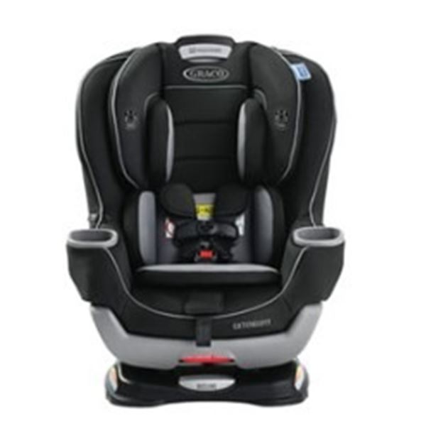 AS NEW GRACO EXTEND2FIT CONVERTIBLE CAR SEAT - RETAIL $369