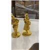 Image 3 : SOLID BRASS FIGURES WITH SALT AND PEPPER COLLECTIBLES