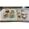 Image 1 : 4 CUPS AND SAUCERS - PARAGON, ROYAL VALE, AND  QUEEN ANNE, AND 3 CREAM AND SUGARS - QUEEN ANNE AND N