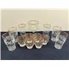 Image 1 : Glassware With Gold Accents