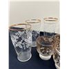 Image 2 : Glassware With Gold Accents