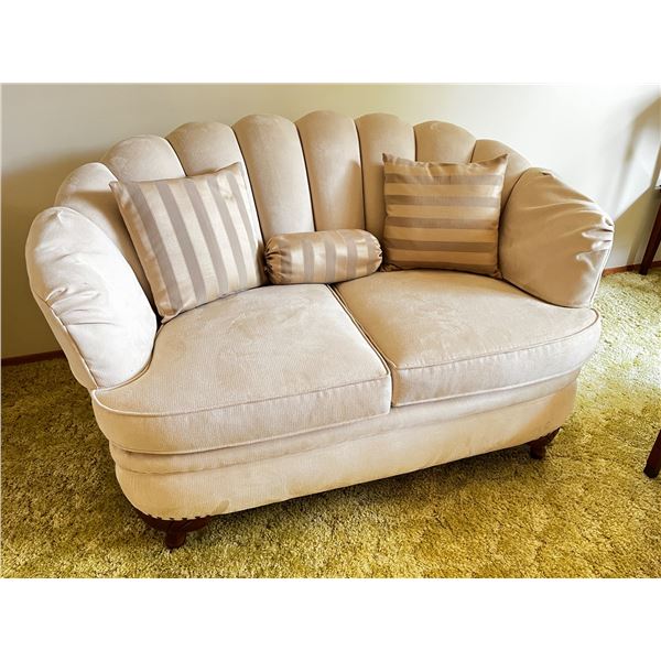 Shell Back Loveseat