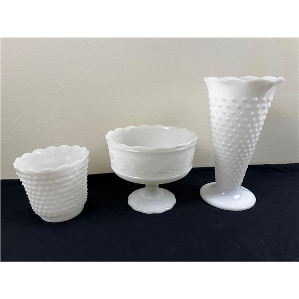 Milk Glass Lot