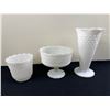 Image 1 : Milk Glass Lot