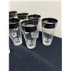 Image 3 : Silver Rimmed Highball Glasses