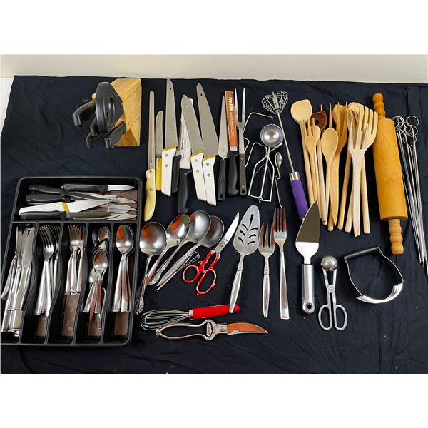 Assorted Kitchen Utensils - Sunrise Estate Services Ltd