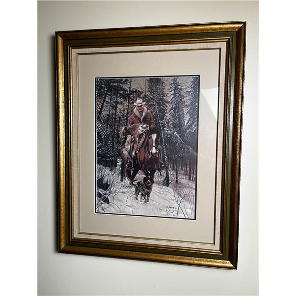 Horseback Painting Print