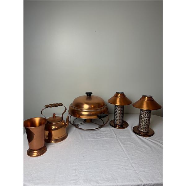 Copper Style Kitchen and Décor Lot