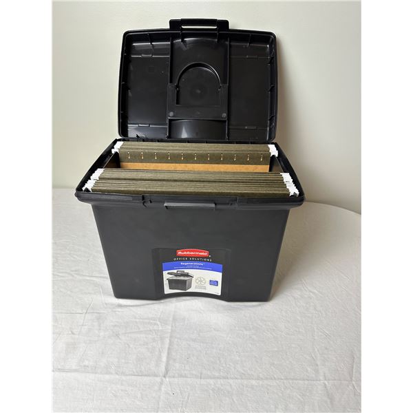 Rubbermaid Portable File Box