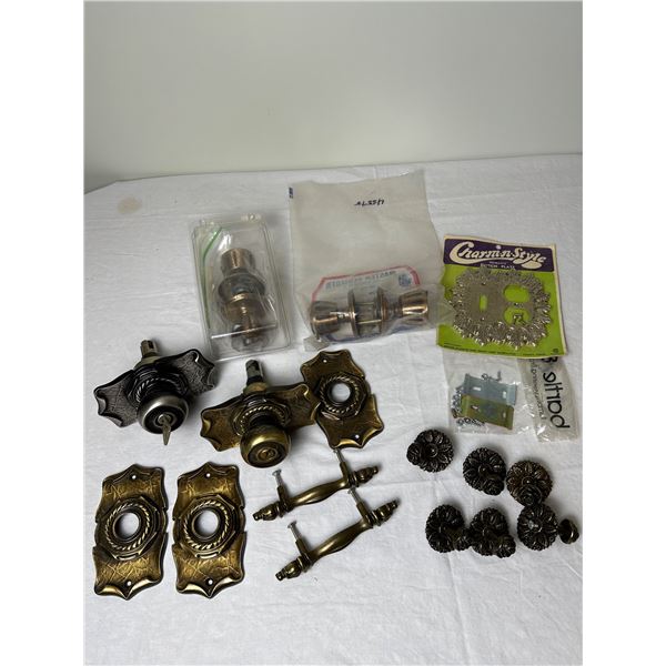 Vintage Door Knobs and Hardware Lot