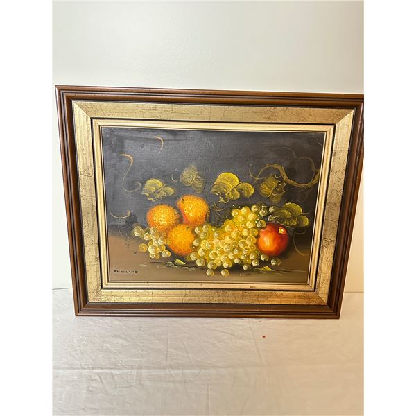 Signed Fruit Art