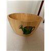 Image 2 : Wood Plant Stand and Wood Gardening Bowl