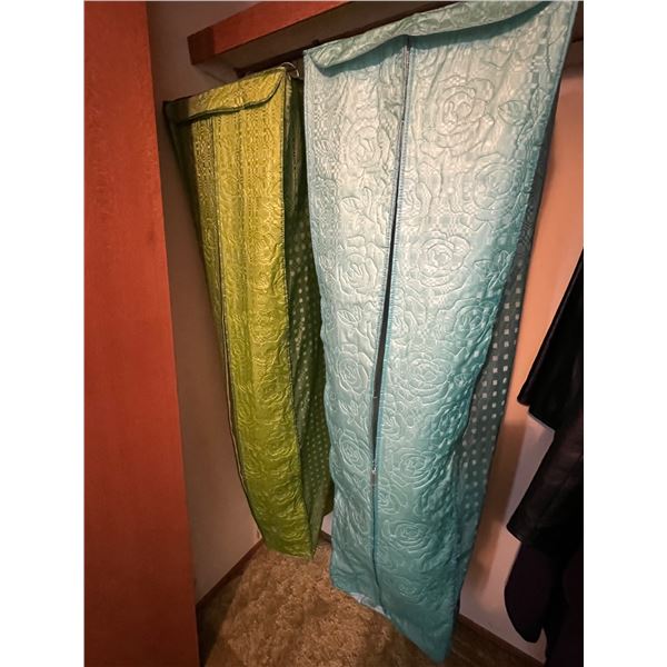 Vintage hanging clothes organizers