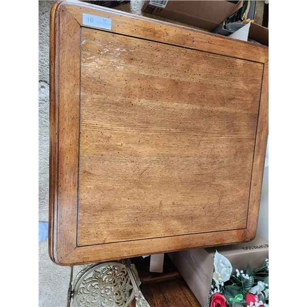 Two Vintage Side Tables 28 x 28 x20T