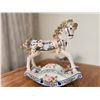 Image 1 : Vintage Musical Resin Rocking Horse 9T - New In Box