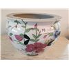 Image 1 : Hand Painted Ceramic Asian Plant Pot 15x13