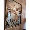 Image 1 : Etched Glass Mirror 33 x 41