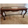 Image 1 : Glass Top Hall Table 54L x 14D x 26T