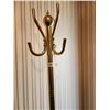 Image 1 : Brass 3 Piece Vanity Set - Includes Chair, Vanity Coat Rack