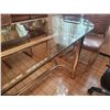 Image 2 : Brass Glass Dining Suite 65 x 41 x 31T
