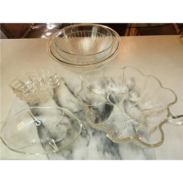 Glass Serving Bowl Collection