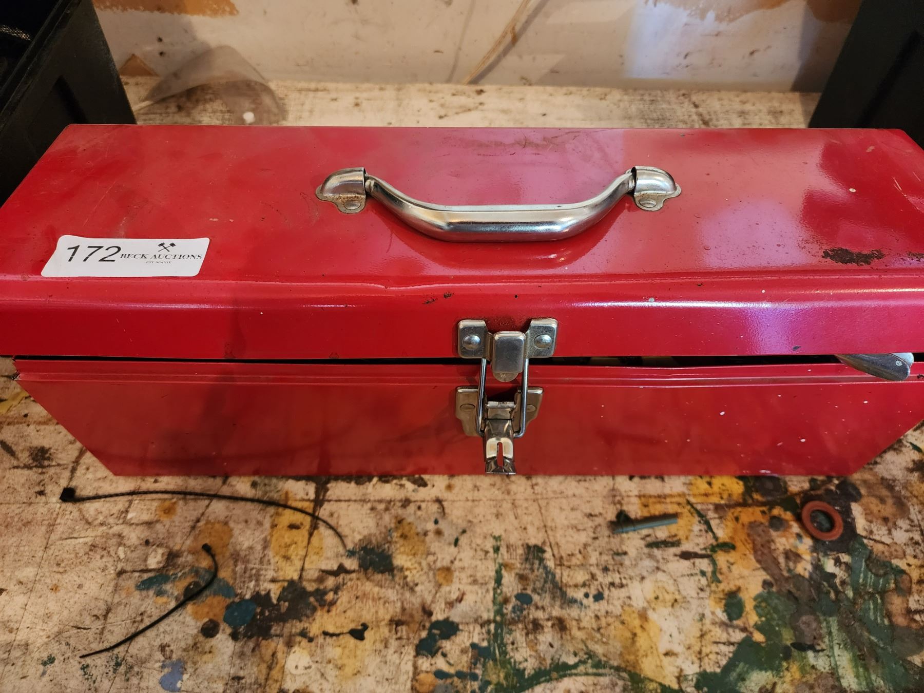 Red Tool Box & Tools - Beck Auctions Inc.