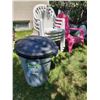 Image 3 : Plastic Yard Chair Collection 5 Pieces