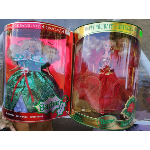 Happy Hollidays Barbies