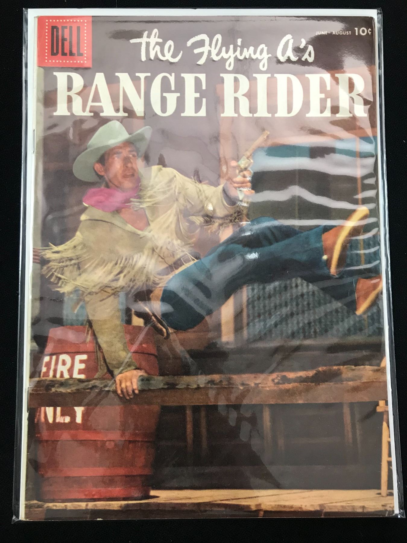 Range Rider Comic DELL COMICS THE FLYING A'S RANGE RIDER