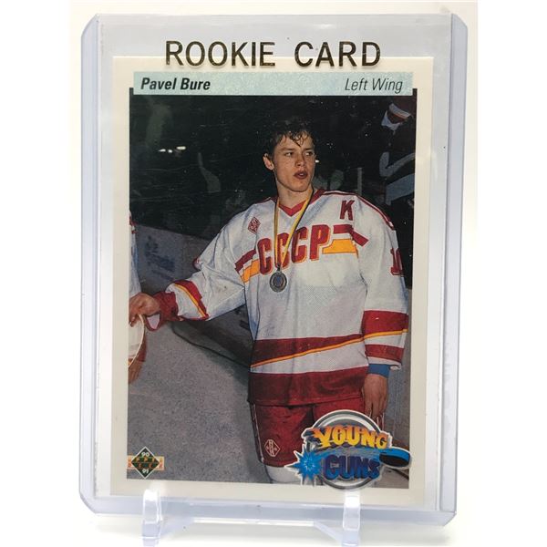 1991 UD NO.526 PAVEL BURE YOUNG GUNS ROOKIE CARD