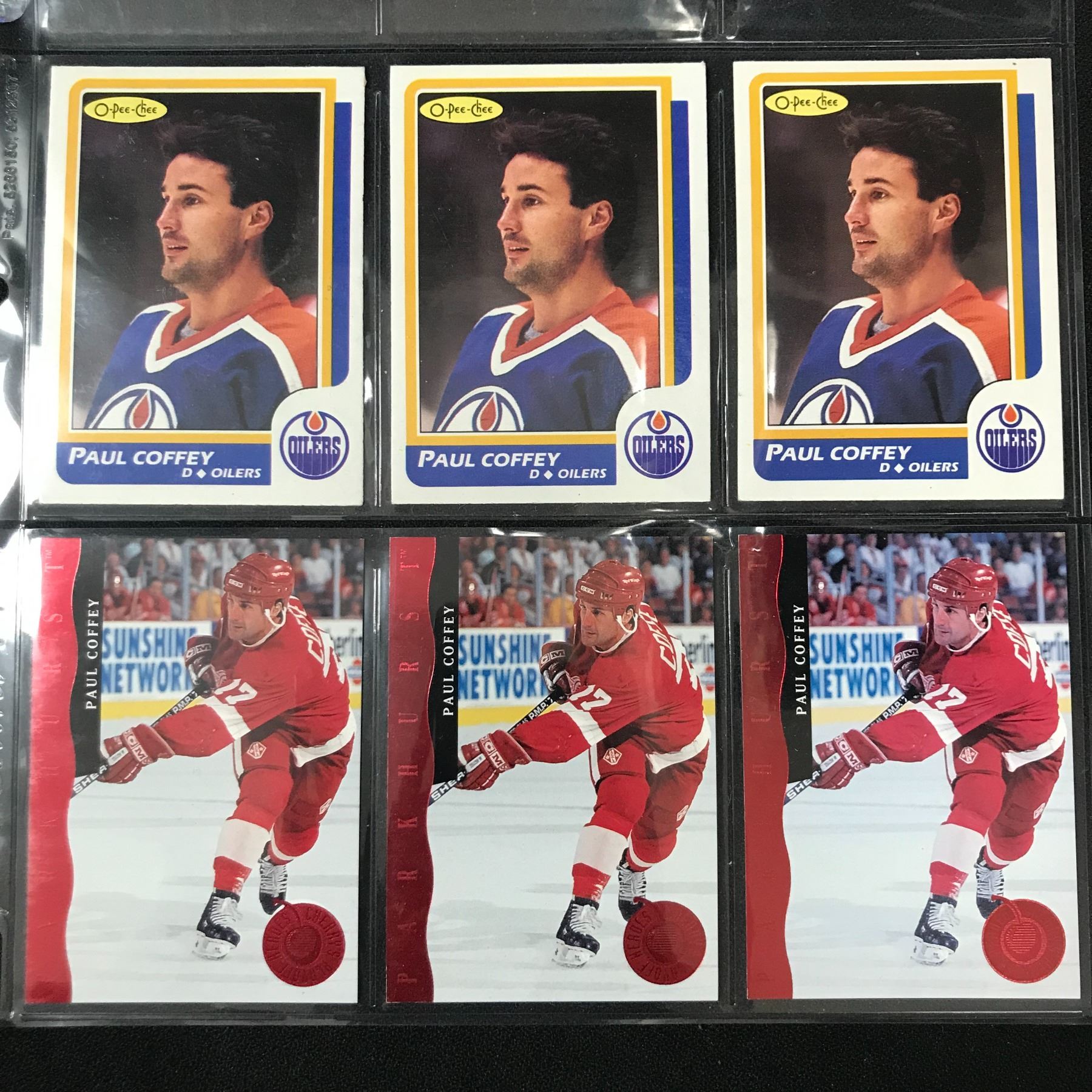 LOT OF PAUL COFFEY CARDS