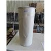 Image 1 : Vintage Painted Flour Bin with Lid 32" to Top of Handle by 12"