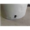 Image 3 : Vintage Painted Flour Bin with Lid 32" to Top of Handle by 12"