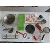 Image 1 : Assorted Kitchenware ; Letter Holder, Strainer, Sifter, Napkin Set, Key Holder, plus more