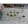 Image 2 : Assorted Barware - 6 Stemmed Wine Glasses, 5 Clear Glasses, 3 Glasses with 