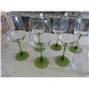Image 3 : Assorted Barware - 6 Stemmed Wine Glasses, 5 Clear Glasses, 3 Glasses with 