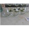 Image 4 : Assorted Barware - 6 Stemmed Wine Glasses, 5 Clear Glasses, 3 Glasses with 