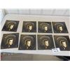 Image 6 : Elvis Presley Stamp Collection - 8 Uncut Sheets in Folders ; Bequia, Palau, Gambia,
