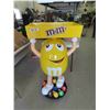 Image 1 : Very Large M+M Store Display - All Plastic on Casters 46" Tall - Very Cool Item